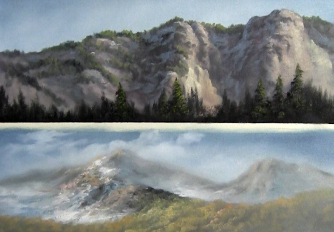 1100x765 Techniques Series U200bmountains 2 Dvd (Advanced) - Mountain Range Painting