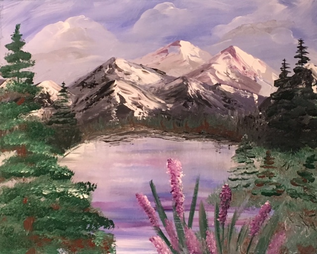 640x514 Workshops Squeeze Spot - Mountain Range Painting