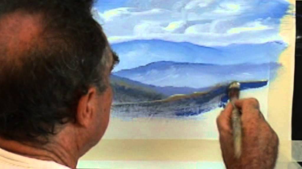 1024x576 Painting A Mountain Scene Lesson - Mountain Scene Painting