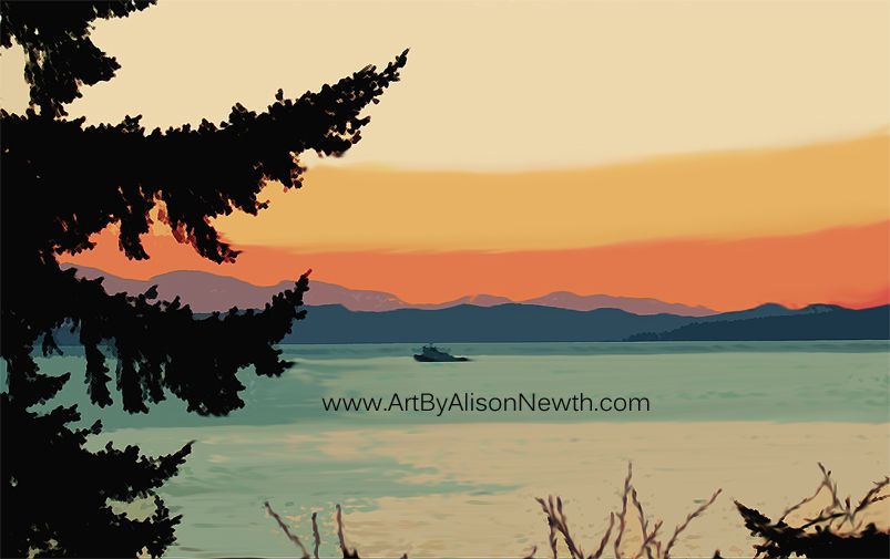803x505 8575291 Orig.jpg Art I'M Loving - Mountain Silhouette Painting