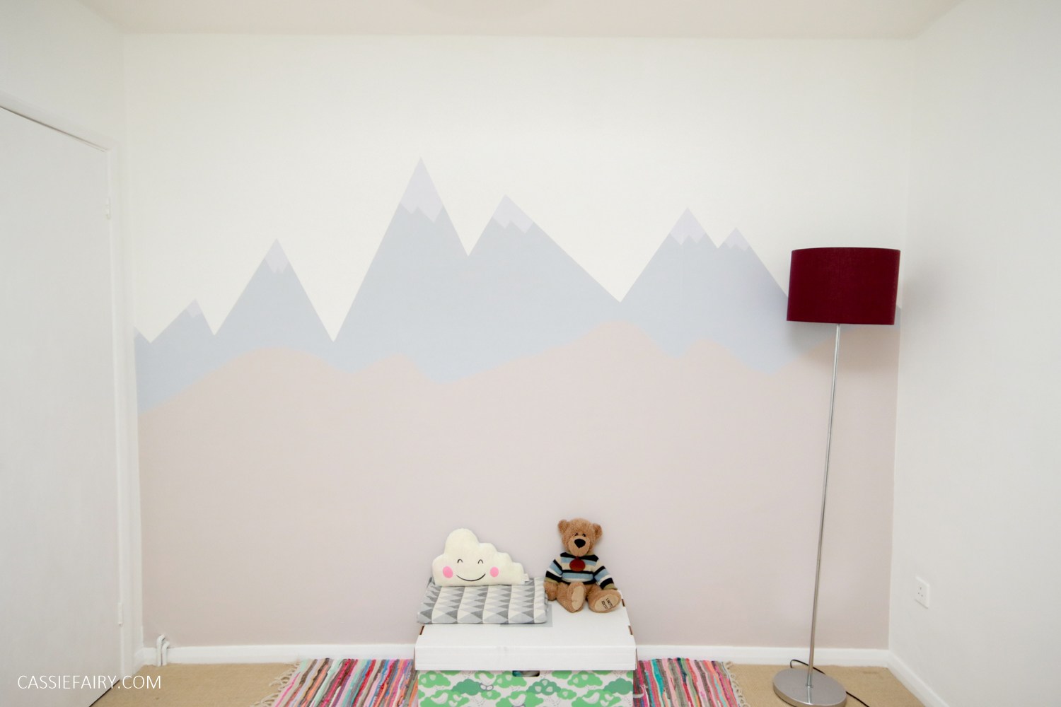 1500x1000 How To Paint A Mountain Mural Wall For A Child's Nursery - Mountain Wall Painting