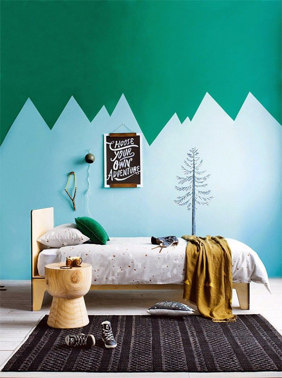 550x735 B - Mountain Wall Painting