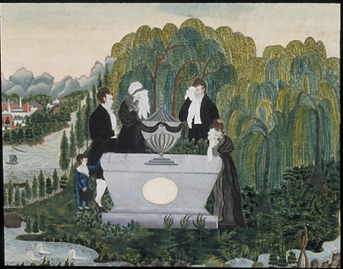 499x391 Mourning In England And America Streetsofsalem - Mourning Painting