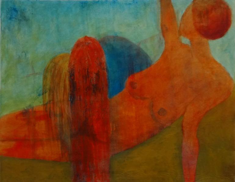 770x597 Saatchi Art Deep Mourning Painting By Eva Hoffmann - Mourning Painting