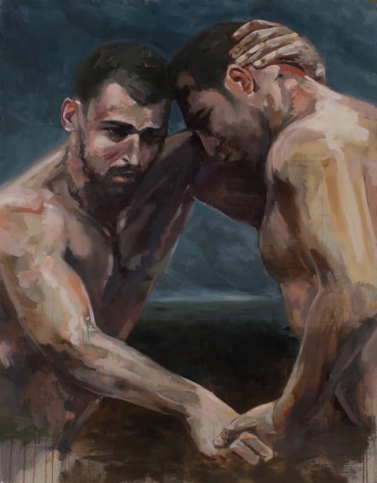 770x986 Saatchi Art The First Mourning Painting By Andrew Moncrief - Mourning Painting