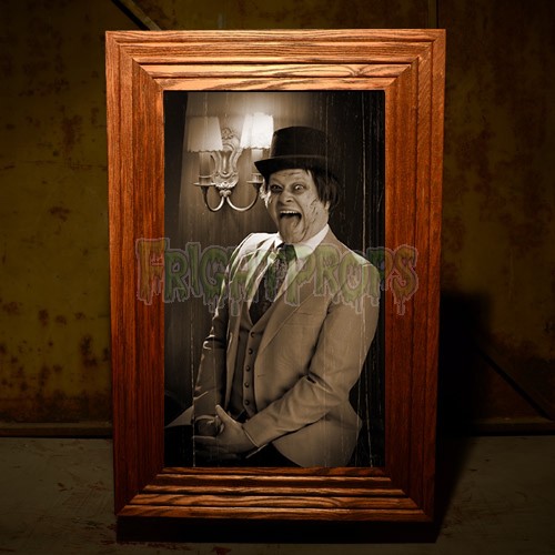 500x500 Haunted Moving Painting Premium - Moving Painting