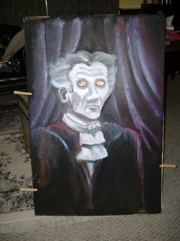 600x800 Moving Eye Painting Effect Halloween - Moving Painting