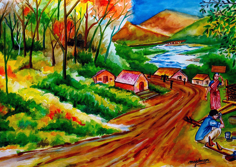 900x636 Nature Painting By Johnson Moya - Moya Painting