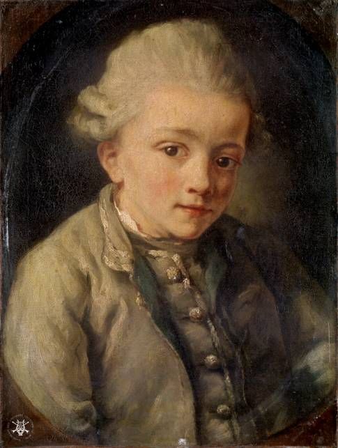 485x643 Mozart Painted By - Mozart Painting