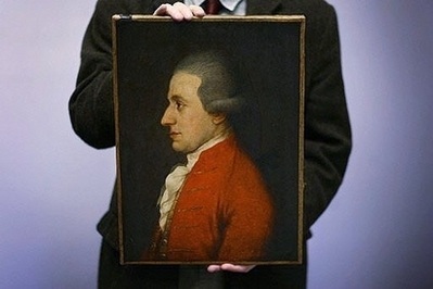 399x266 Rare Painting Of Mozart Authenticated - Mozart Painting