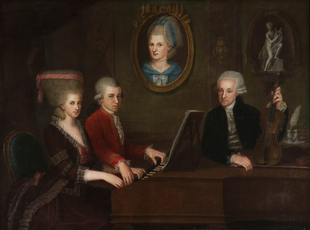 1024x760 Are Those Pictures Really Mozart - Mozart Painting