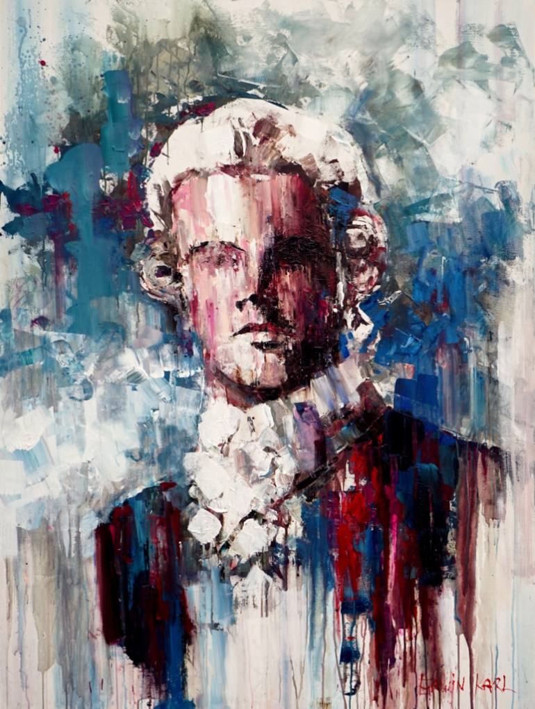 770x1021 Saatchi Art The Young Mozart Painting By Erwin Karl - Mozart Painting