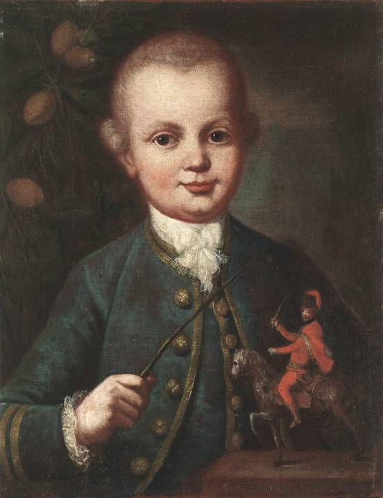 552x718 Earliest Portrait Of Mozart Revealed - Mozart Painting