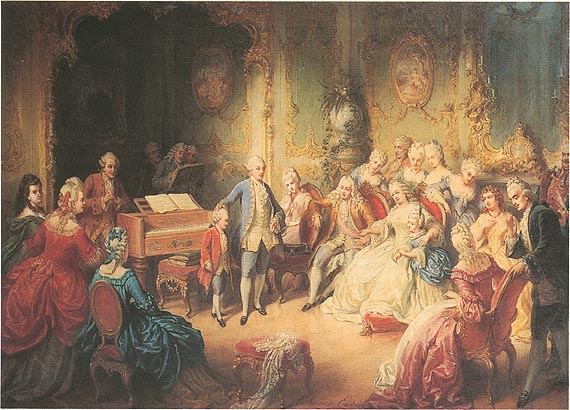 570x410 Wolfgang Amadeus Mozart Pictures - Mozart Painting
