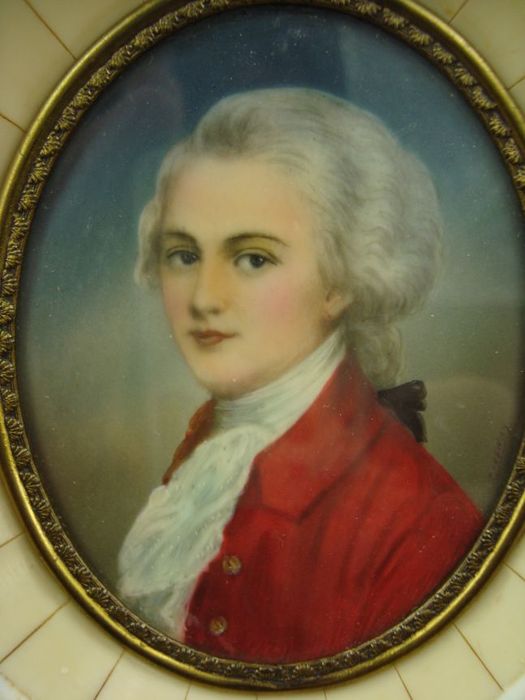 525x700 European School - Mozart Painting