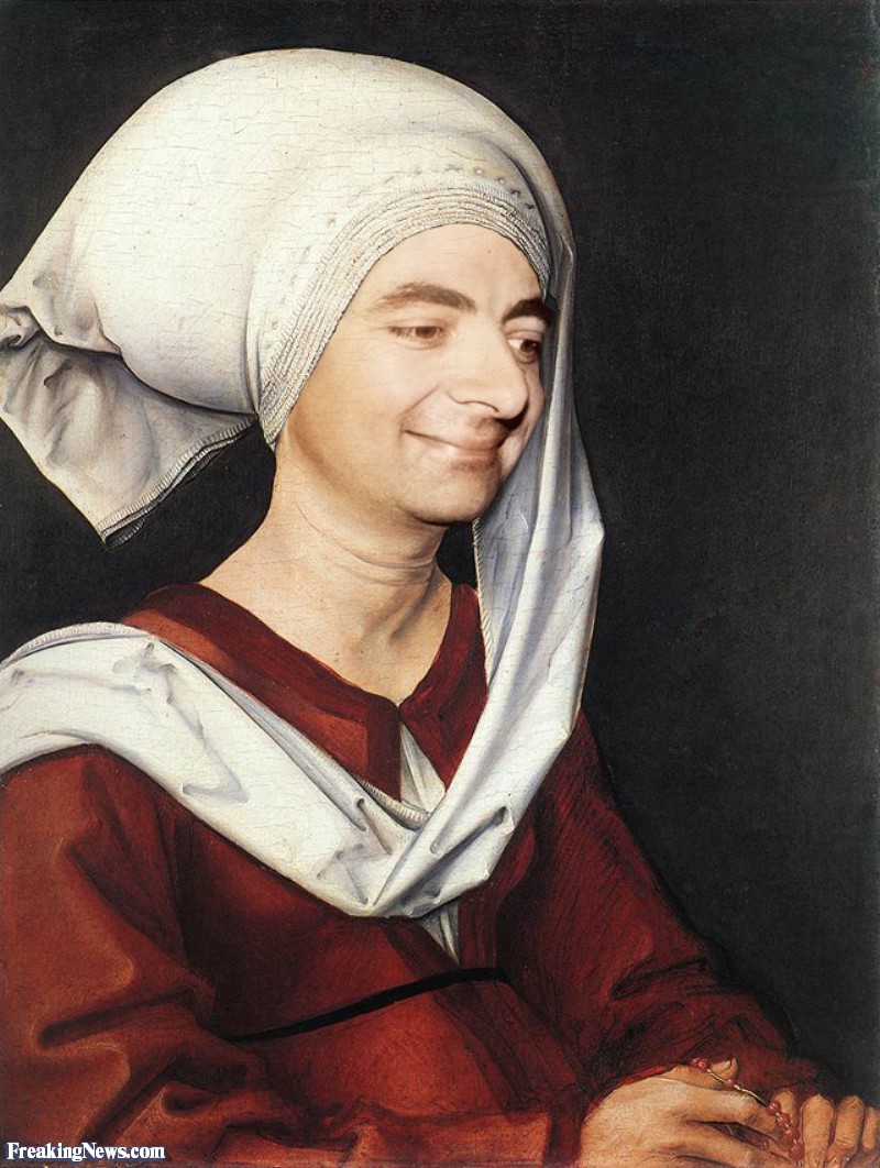 800x1062 Mr. Bean Painting By Durer Pictures - Mr Bean Painting