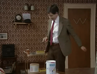 377x289 Mr Bean - Mr Bean Painting