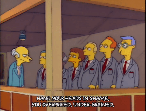 480x366 Season 2 Episode 10 Mr. Burns Gif - Mr Burns Painting