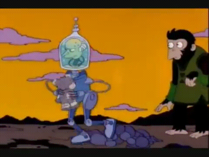 728x546 The Simpsons - Mr Burns Painting