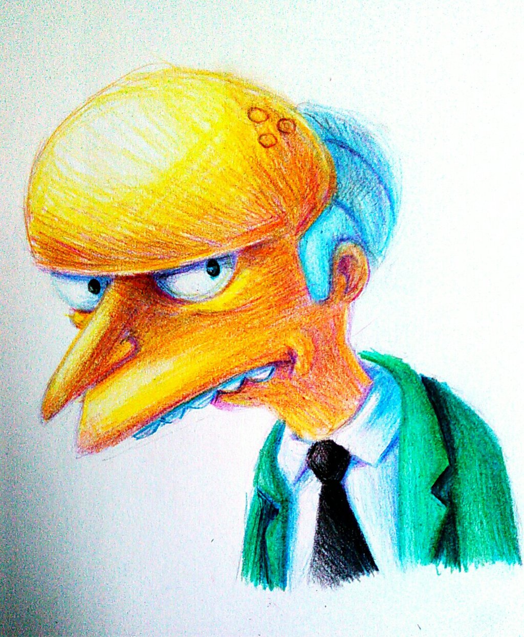 1024x1245 Pic Of Mr Burns By Zoiby - Mr Burns Painting