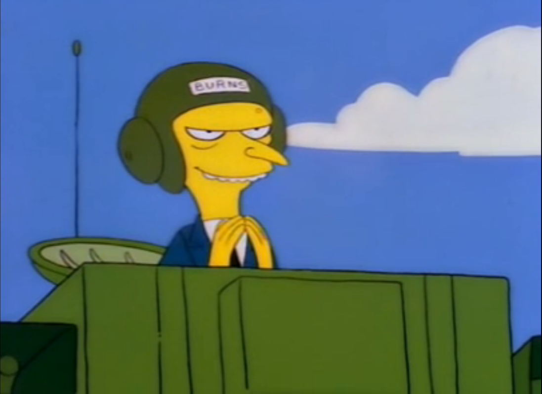 1097x798 Gamemode] Your Face When - Mr Burns Painting