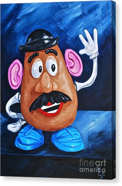 409x622 Mr Potato Head Canvas Prints Fine Art America - Mr Potato Head Painting