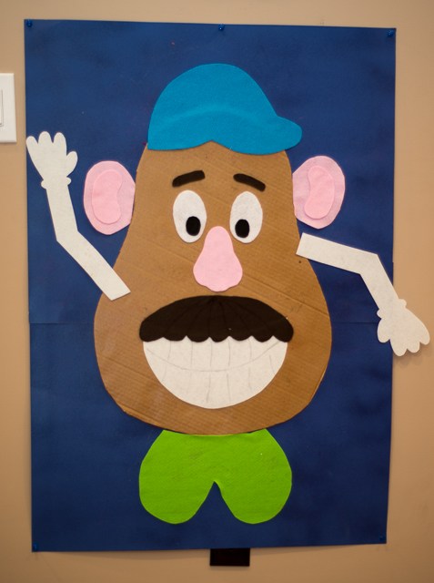 477x640 Diy Potato Head Felt Party Game Taking On Today - Mr Potato Head Painting