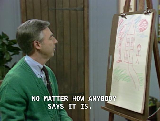 675x510 Mr Rogers Understood - Mr Rogers Painting