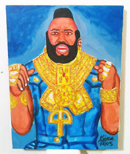 253x300 Mr T Painting Nyc Graffiti Street Art Original Outsider Artist - Mr T Painting
