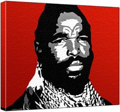 240x224 Mr T Pop Art Painting (100% Original Painting. Not A Print - Mr T Painting
