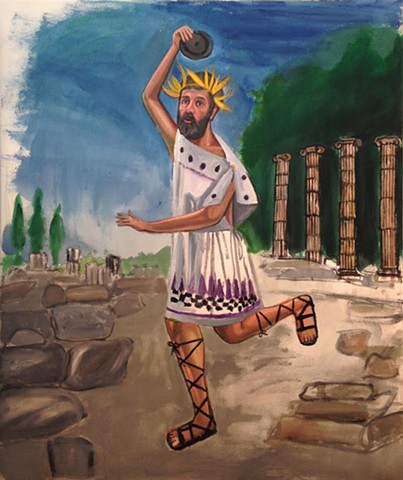 403x480 Sara Odam Hodges - Mr T Painting