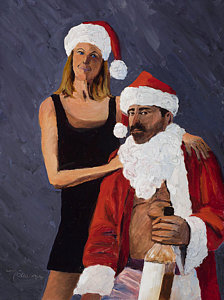 224x300 Mrs Claus Paintings Fine Art America - Mrs Claus Painting