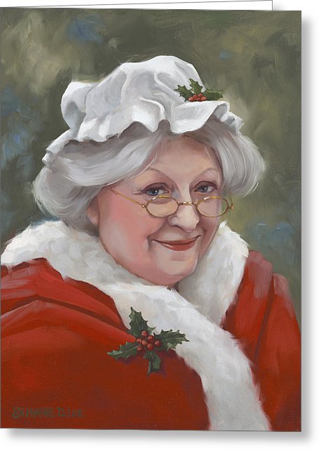 455x646 Mrs. Claus Painting By Stephanie Lee - Mrs Claus Painting