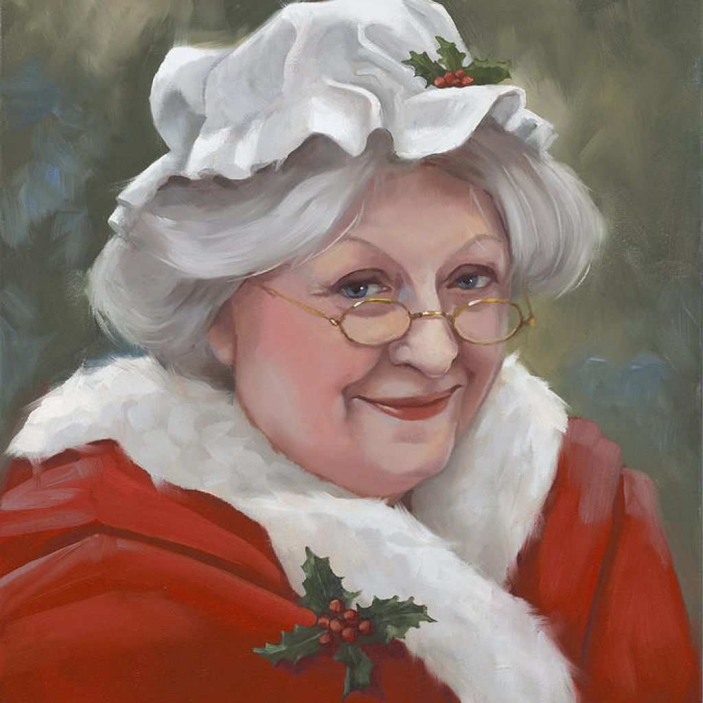 1024x1024 Santa Painting Best Of Mrs Claus Painting By Stephanie Lee - Mrs Claus Painting