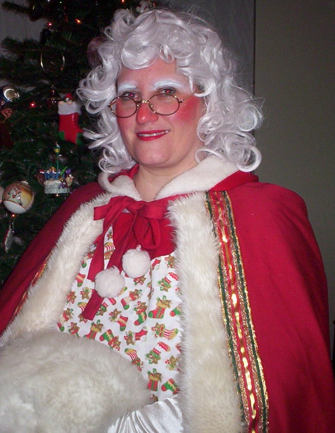 661x854 Dee Dee The Clown Amp Friends - Mrs Claus Painting