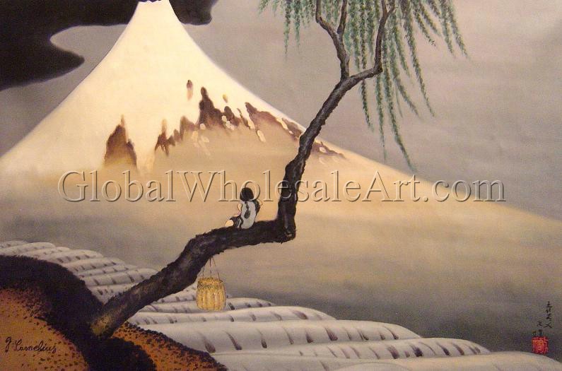 795x525 Katsushika Hokusai - Mt Fuji Painting