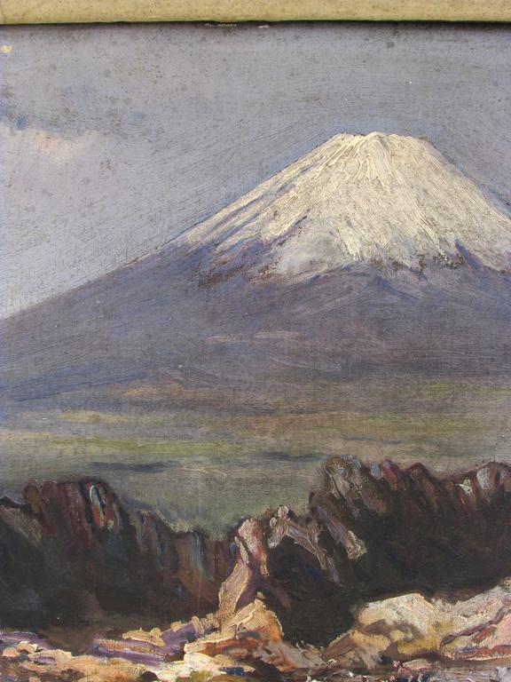 576x768 Mt. Fuji Painting By K. Ichiro - Mt Fuji Painting