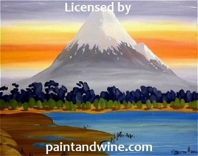 400x315 Sun, Mar 26, 2 5pm Mt Fuji Private Party Houston Kids Painting - Mt Fuji Painting