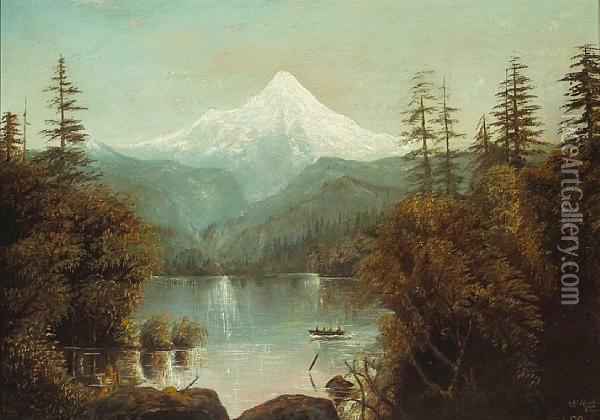 600x420 Mt. Hood, Oregon Oil Painting Reproduction By Grafton Tyler Brown - Mt Hood Painting