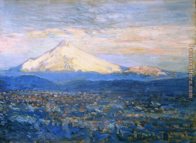 800x585 Childe Hassam Mount Hood Painting Anysize 50% Off - Mt Hood Painting