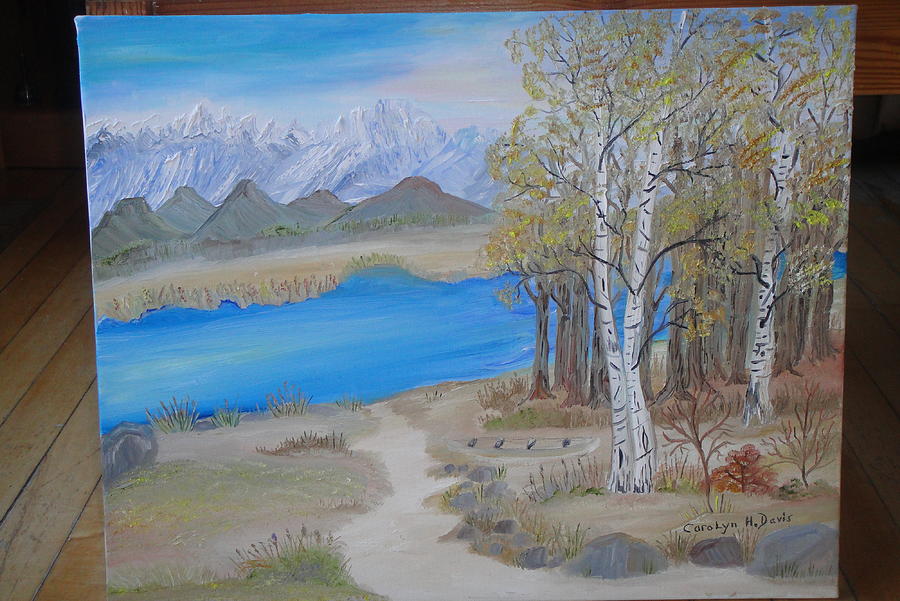 900x601 Mts. Painting By Carolyn Helen Davis - Mts Painting