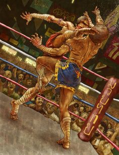 236x308 Ramon Dekkers The Diamond Martial Arts Diamond - Muay Thai Painting