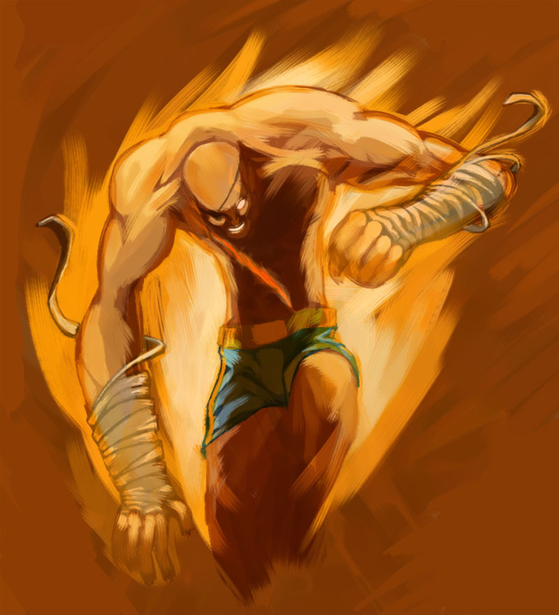 800x880 The Emperor Of Muay Thai By Scrotumnose - Muay Thai Painting