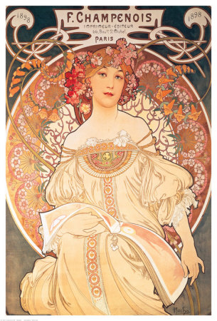 305x450 Alphonse Mucha Paintings - Mucha Painting