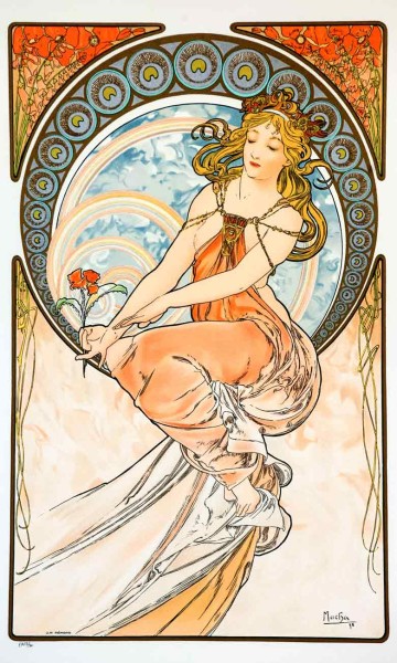360x600 The Arts Painting - Mucha Painting