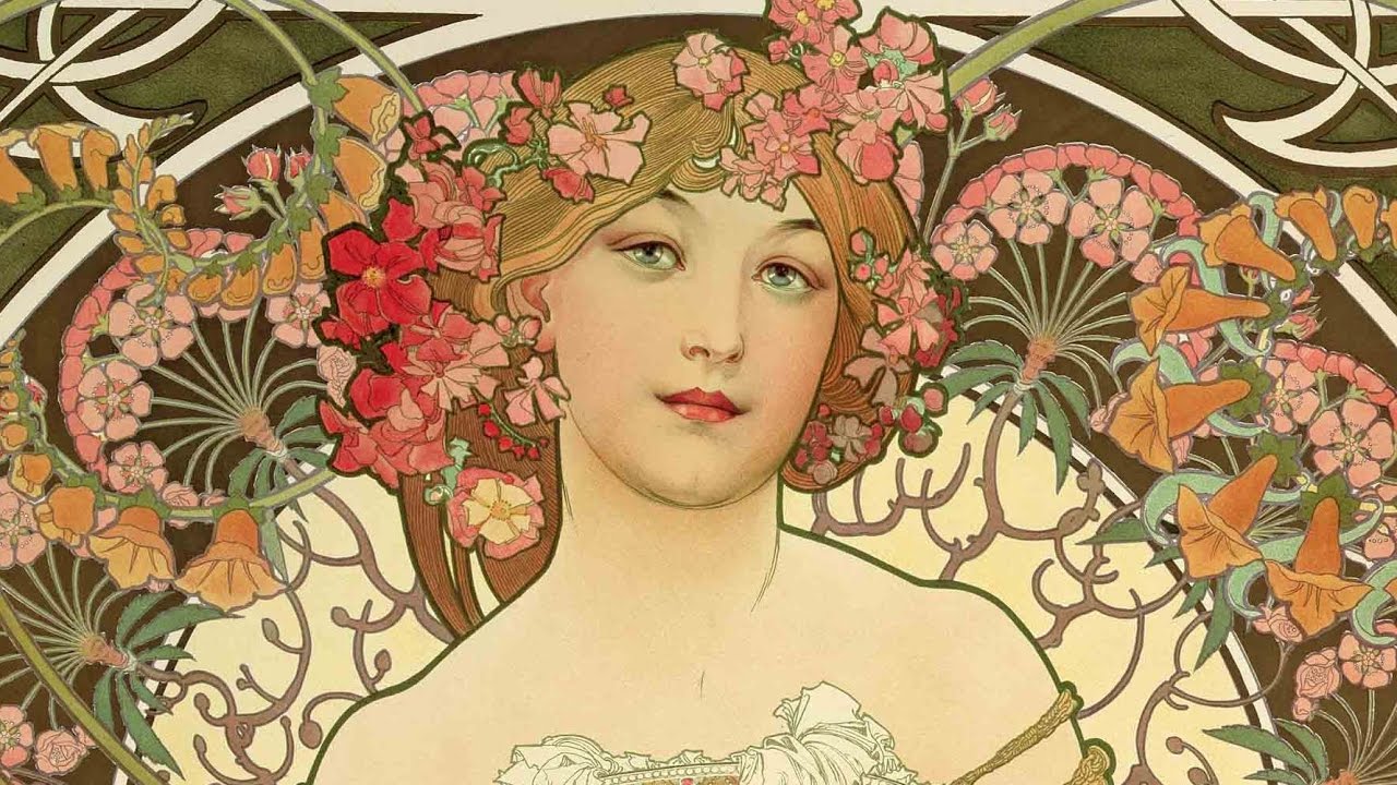 1280x720 Alphonse Mucha In Quest Of Beauty, Walker Art Gallery, Liverpool - Mucha Painting