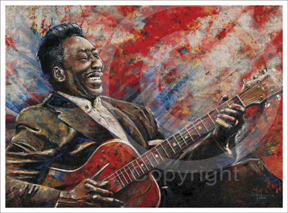 576x427 Tom Nollmuddy Waters Art - Muddy Waters Painting