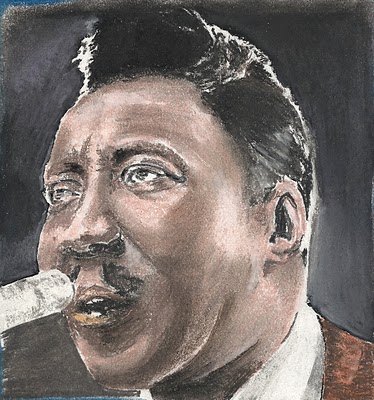 374x400 Buddy Guy On Muddy Waters Painting The Ceiling 50 Licks - Muddy Waters Painting