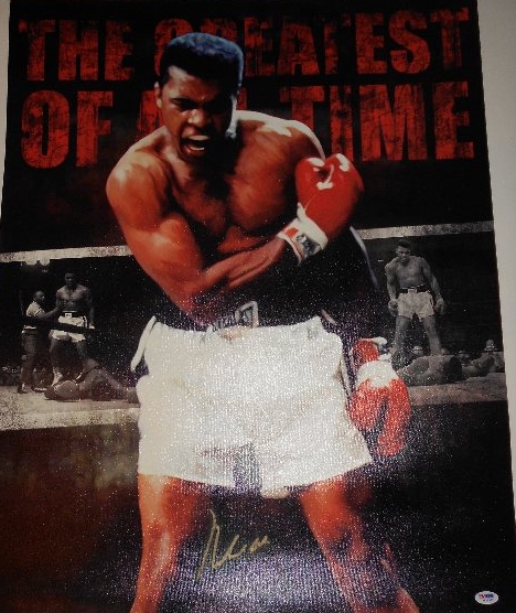 468x556 Muhammad Ali Signed Limited Edition - Muhammad Ali Canvas Painting