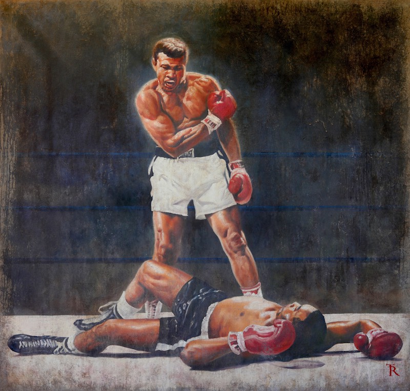800x764 My Tribute To Muhammad Ali Tomasz Rut Official Website - Muhammad Ali Painting